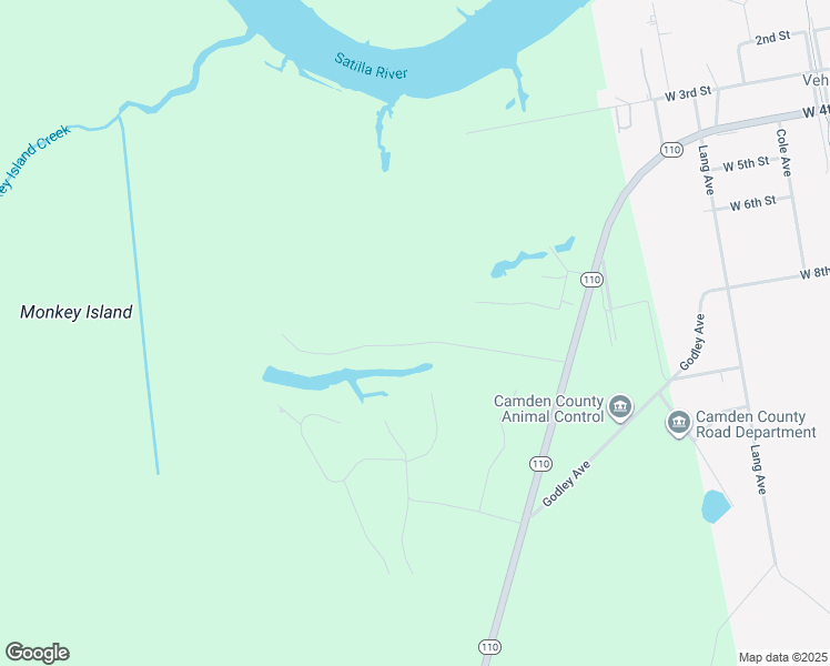 map of restaurants, bars, coffee shops, grocery stores, and more near 350 Plantation Point Road in Woodbine