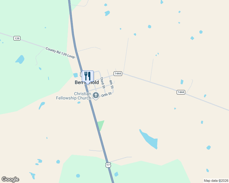 map of restaurants, bars, coffee shops, grocery stores, and more near 4th Street in Ben Arnold