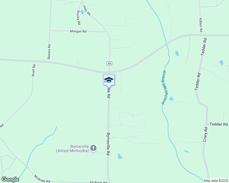 map of restaurants, bars, coffee shops, grocery stores, and more near 1600 Byrneville Road in Century