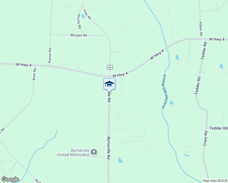 map of restaurants, bars, coffee shops, grocery stores, and more near 1600 Byrneville Road in Century