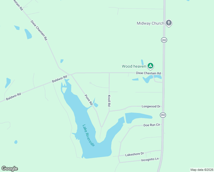 map of restaurants, bars, coffee shops, grocery stores, and more near 245 Knoll Road in Thomasville
