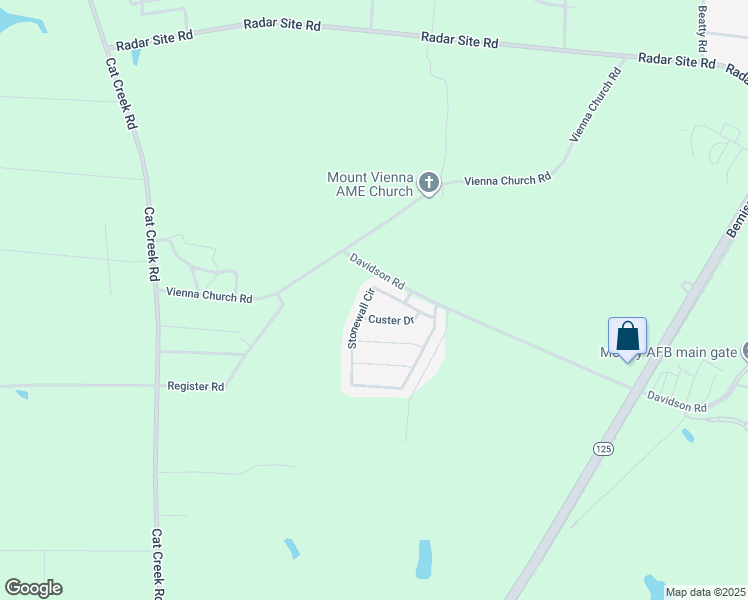 map of restaurants, bars, coffee shops, grocery stores, and more near 4715 Stonewall Circle in Valdosta