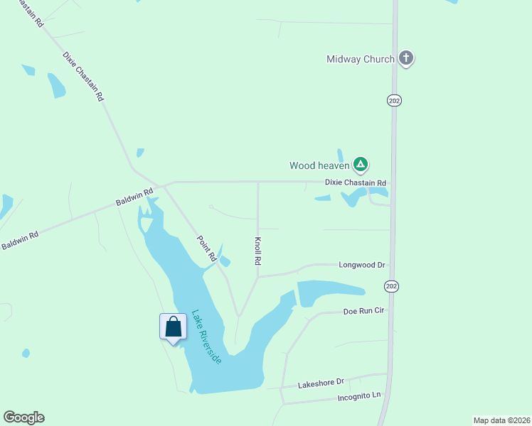map of restaurants, bars, coffee shops, grocery stores, and more near 245 Knoll Road in Thomasville