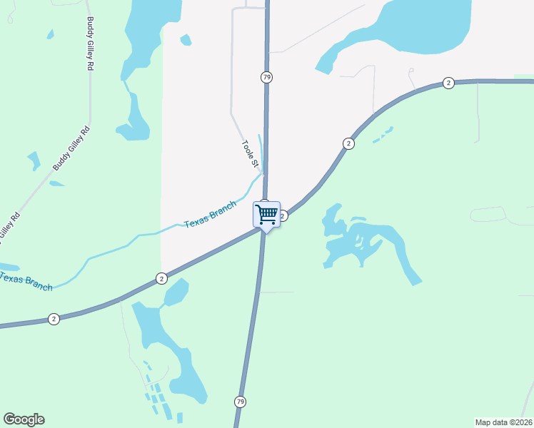map of restaurants, bars, coffee shops, grocery stores, and more near 1160 Highway 79 in Bonifay