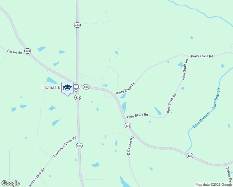 map of restaurants, bars, coffee shops, grocery stores, and more near 51717-52051 Louisiana 438 in Franklinton