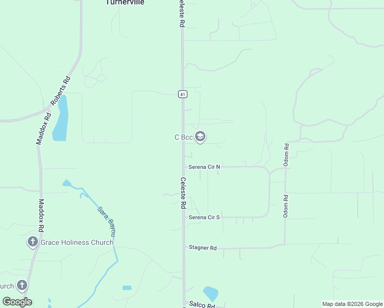 map of restaurants, bars, coffee shops, grocery stores, and more near 13260 Celeste Rd in Chunchula