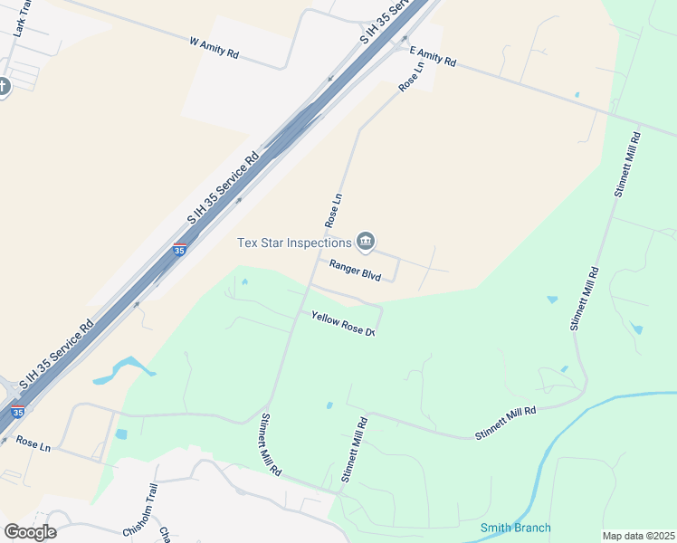 map of restaurants, bars, coffee shops, grocery stores, and more near 168 Ranger Boulevard in Salado