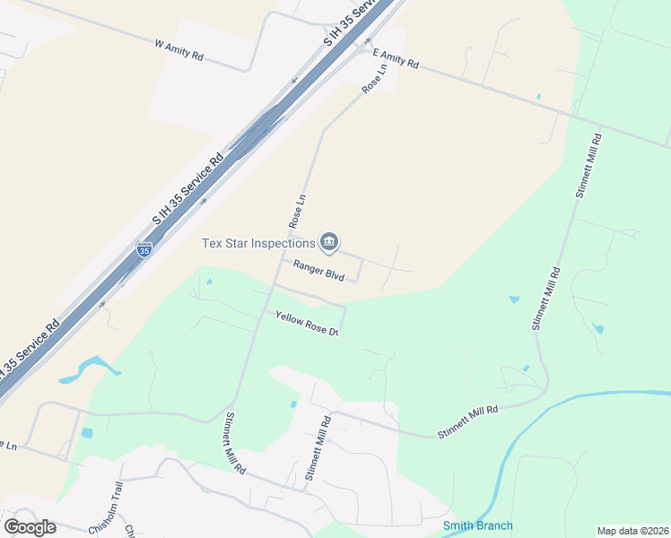 map of restaurants, bars, coffee shops, grocery stores, and more near 2253 Ranger Boulevard in Salado