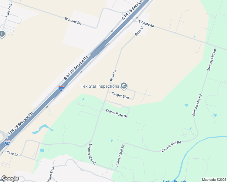 map of restaurants, bars, coffee shops, grocery stores, and more near 168 Ranger Boulevard in Salado