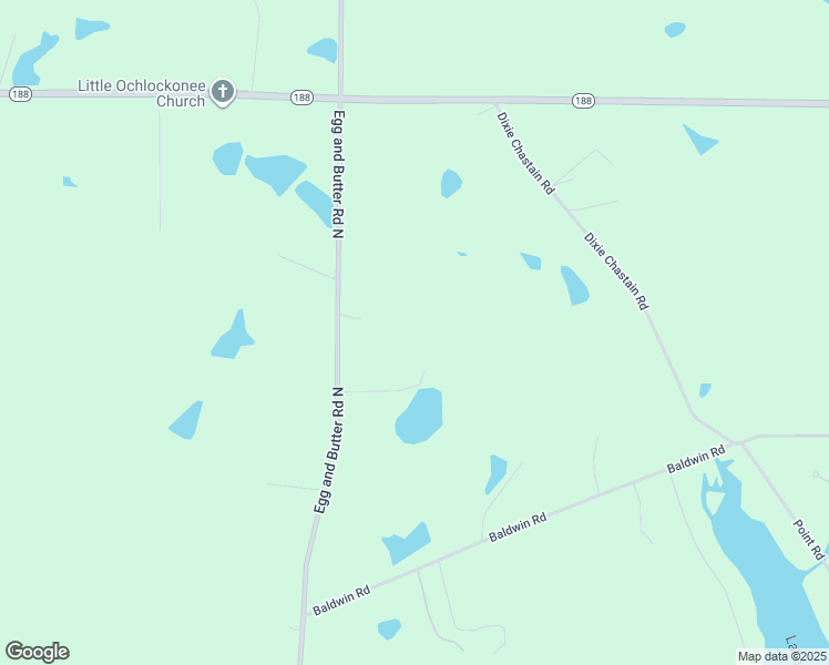 map of restaurants, bars, coffee shops, grocery stores, and more near 2832 Egg and Butter Road North in Ochlocknee