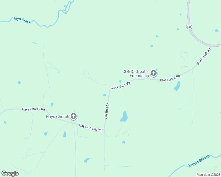 map of restaurants, bars, coffee shops, grocery stores, and more near 47001 Black Jack Road in Franklinton
