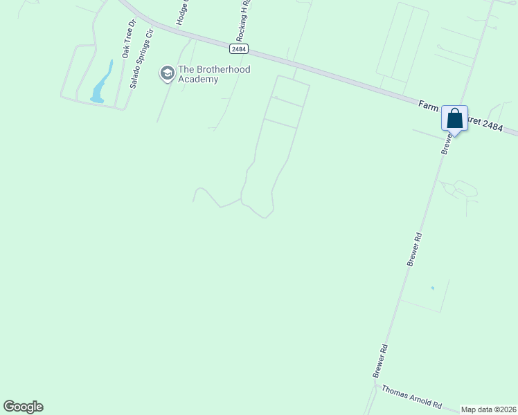 map of restaurants, bars, coffee shops, grocery stores, and more near 8439 Spring Creek Loop in Salado