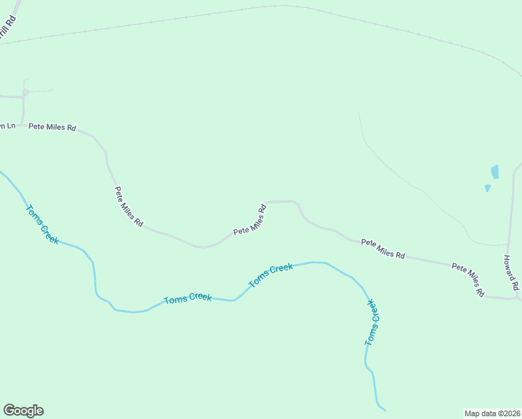 map of restaurants, bars, coffee shops, grocery stores, and more near Pete Miles Road in George County