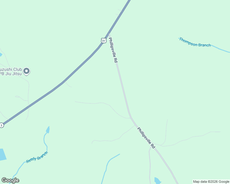 map of restaurants, bars, coffee shops, grocery stores, and more near 51235 Phillipsville Road in Bay Minette