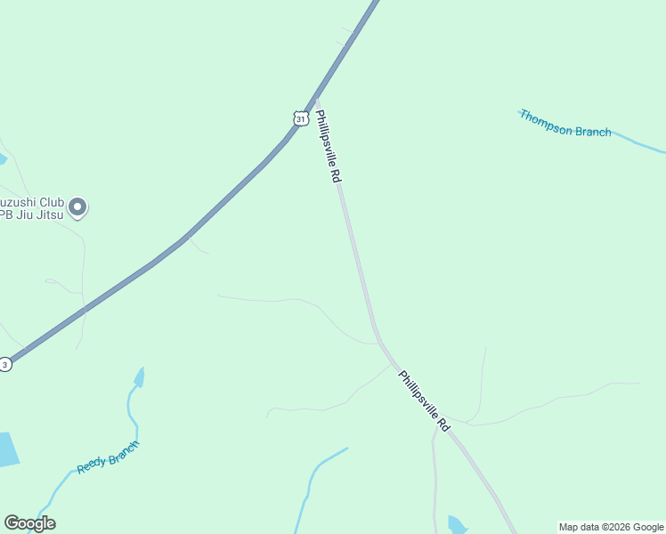 map of restaurants, bars, coffee shops, grocery stores, and more near 51235 Phillipsville Road in Bay Minette