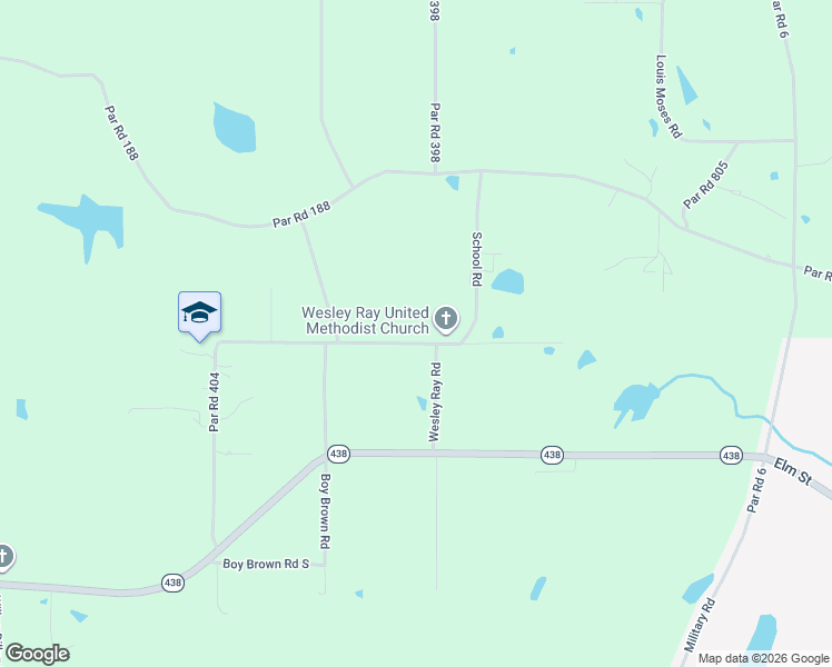 map of restaurants, bars, coffee shops, grocery stores, and more near 30773 East Wesley Ray Road in Angie