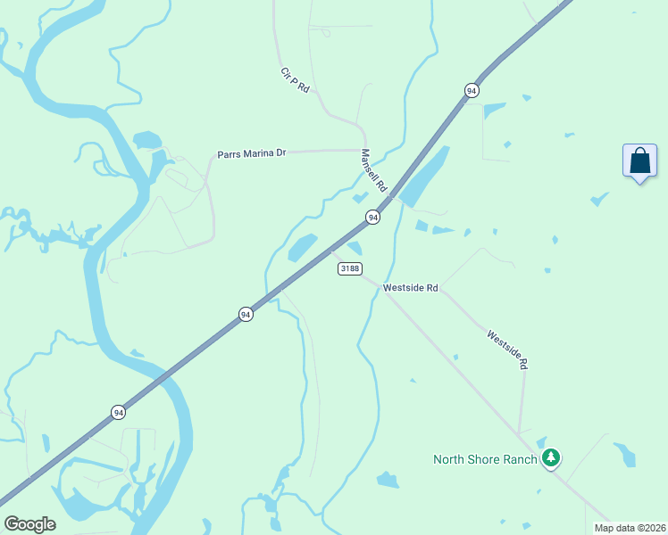 map of restaurants, bars, coffee shops, grocery stores, and more near Farm to Market Road 3188 in Trinity