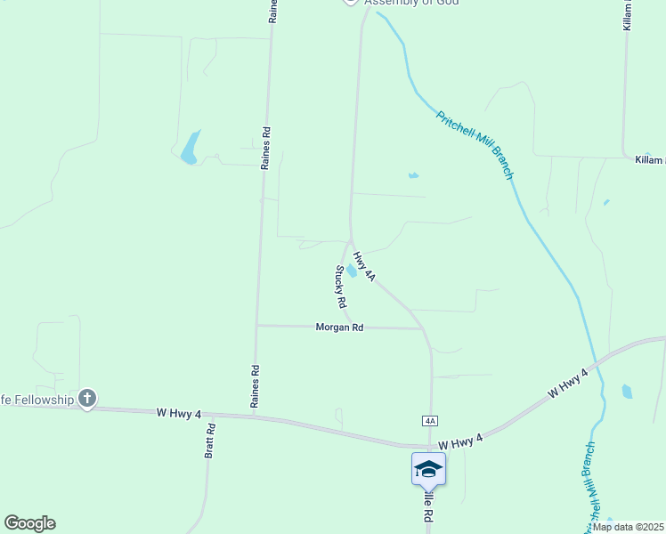 map of restaurants, bars, coffee shops, grocery stores, and more near 7131 Stucky Road in Century