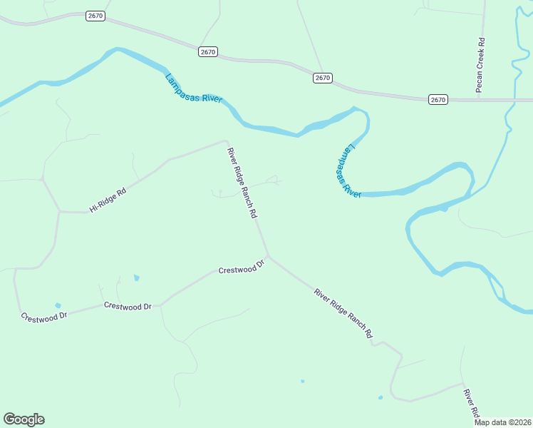 map of restaurants, bars, coffee shops, grocery stores, and more near 1825 River Ridge Ranch Road in Killeen