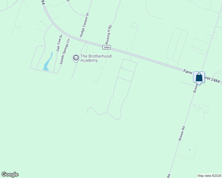 map of restaurants, bars, coffee shops, grocery stores, and more near 8385 Salado Creek Road in Salado