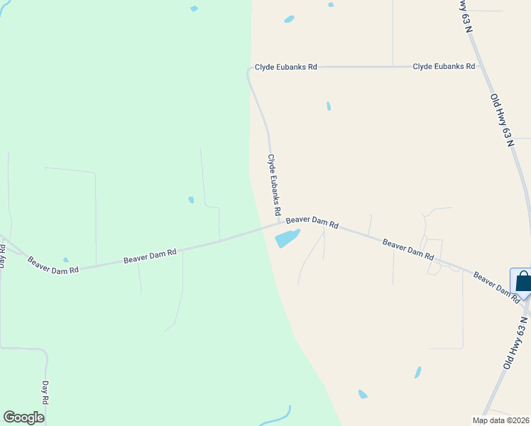 map of restaurants, bars, coffee shops, grocery stores, and more near 6277-7125 Beaver Dam Road in Lucedale