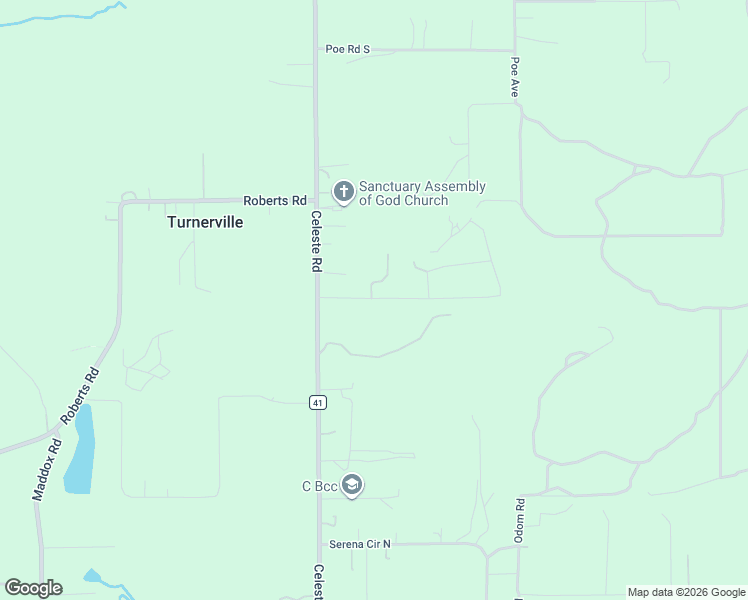 map of restaurants, bars, coffee shops, grocery stores, and more near 13620 Celeste Road in Chunchula