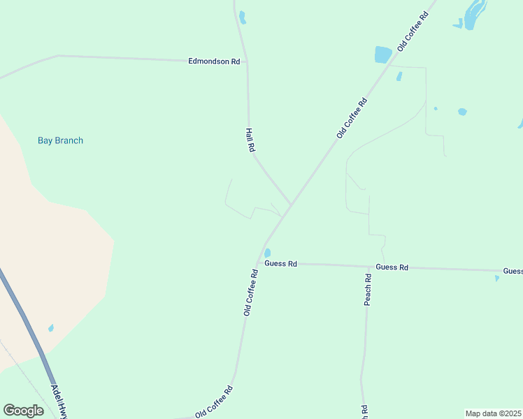 map of restaurants, bars, coffee shops, grocery stores, and more near 1315 Old Coffee Road in Barney
