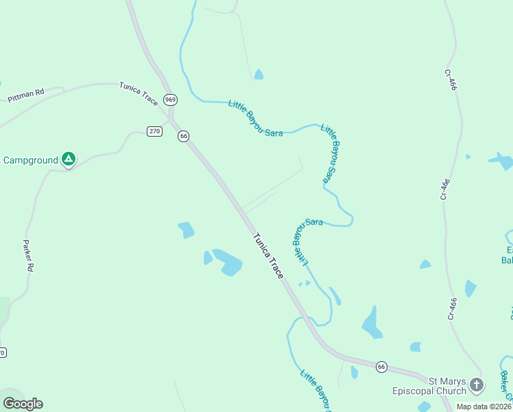 map of restaurants, bars, coffee shops, grocery stores, and more near 12207 Webbs Trailer Park Road in Saint Francisville