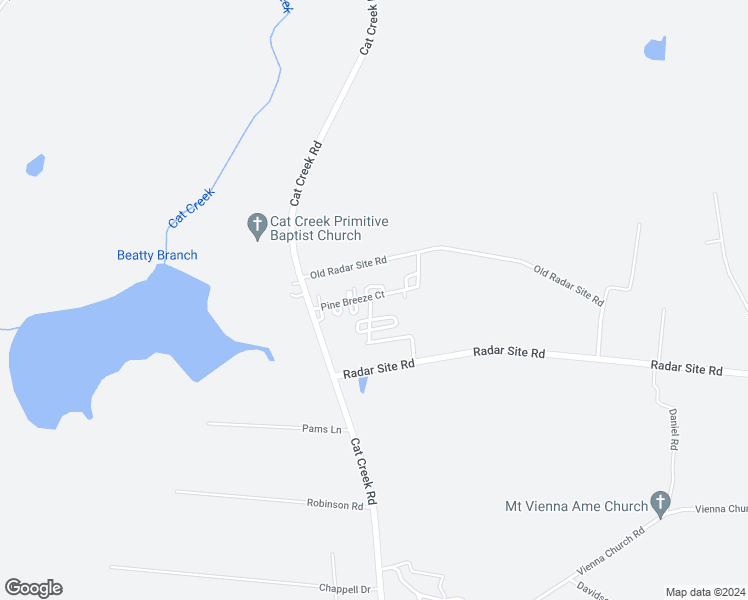map of restaurants, bars, coffee shops, grocery stores, and more near 4872 Pine Breeze Court in Valdosta