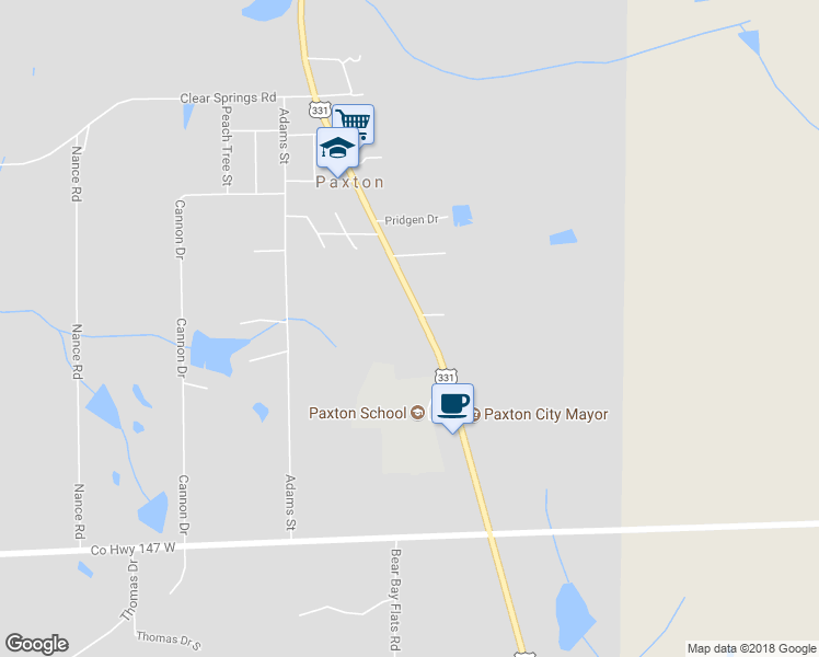 map of restaurants, bars, coffee shops, grocery stores, and more near 22121 U.S. 331 in Laurel Hill