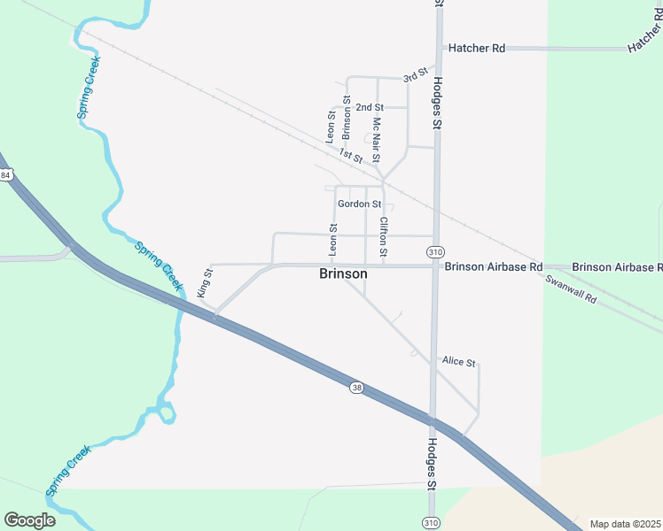 map of restaurants, bars, coffee shops, grocery stores, and more near Wainhurst Ave & Leon St in Brinson