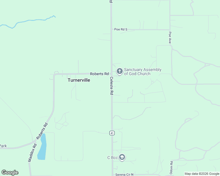 map of restaurants, bars, coffee shops, grocery stores, and more near 13896 Roberts Road in Chunchula