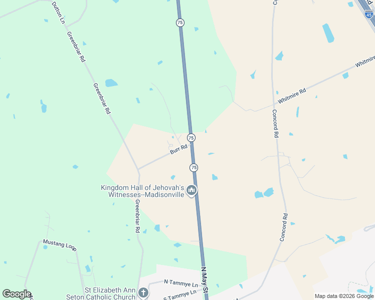 map of restaurants, bars, coffee shops, grocery stores, and more near 652-706 Burr Road in Madisonville