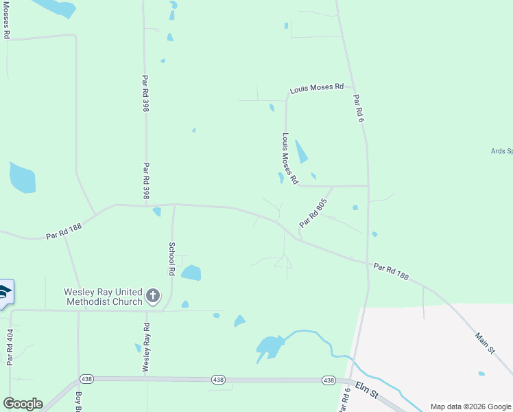 map of restaurants, bars, coffee shops, grocery stores, and more near 63215 Par Road 188 in Angie