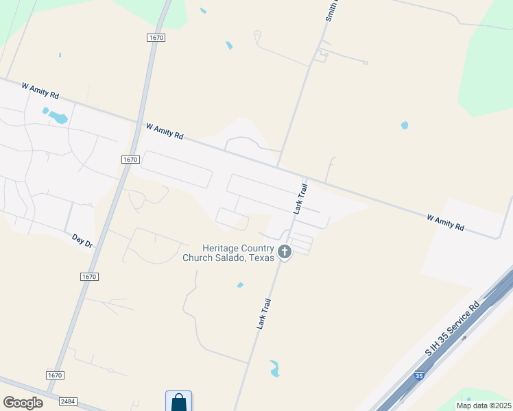 map of restaurants, bars, coffee shops, grocery stores, and more near 3105 Saint Luke Street in Salado