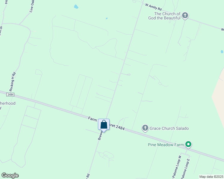 map of restaurants, bars, coffee shops, grocery stores, and more near 125 Lacey Lou in Salado