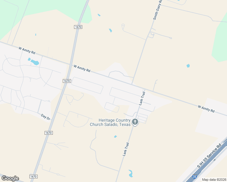 map of restaurants, bars, coffee shops, grocery stores, and more near 9314 Saint Mark Street in Salado