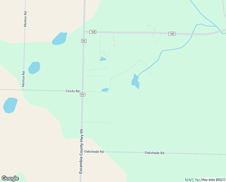 map of restaurants, bars, coffee shops, grocery stores, and more near 3991 Macks Road in Century