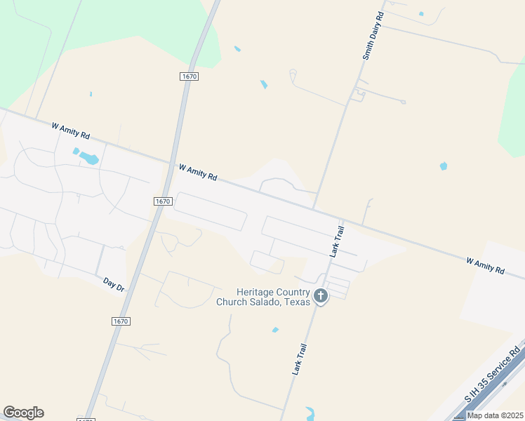 map of restaurants, bars, coffee shops, grocery stores, and more near 9302 Saint Mark Street in Salado