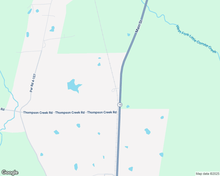 map of restaurants, bars, coffee shops, grocery stores, and more near 14420 Louisiana 19 in Norwood