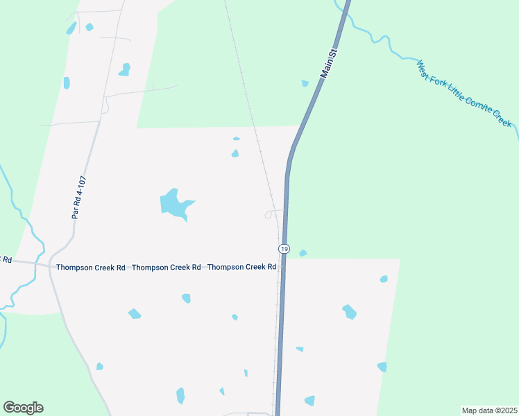 map of restaurants, bars, coffee shops, grocery stores, and more near 14420 Louisiana 19 in Norwood