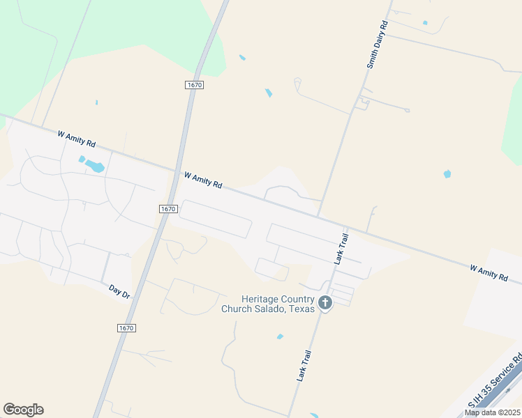 map of restaurants, bars, coffee shops, grocery stores, and more near 9302 Saint Mark Street in Salado