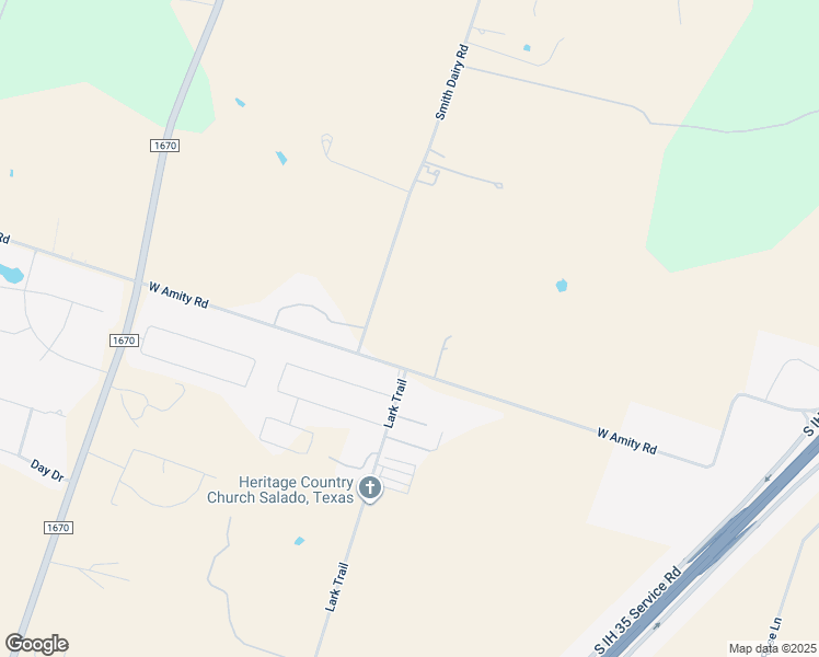 map of restaurants, bars, coffee shops, grocery stores, and more near 3000 West Amity Road in Salado
