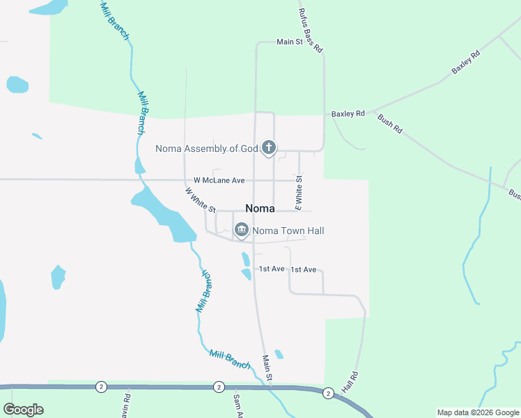 map of restaurants, bars, coffee shops, grocery stores, and more near in Noma