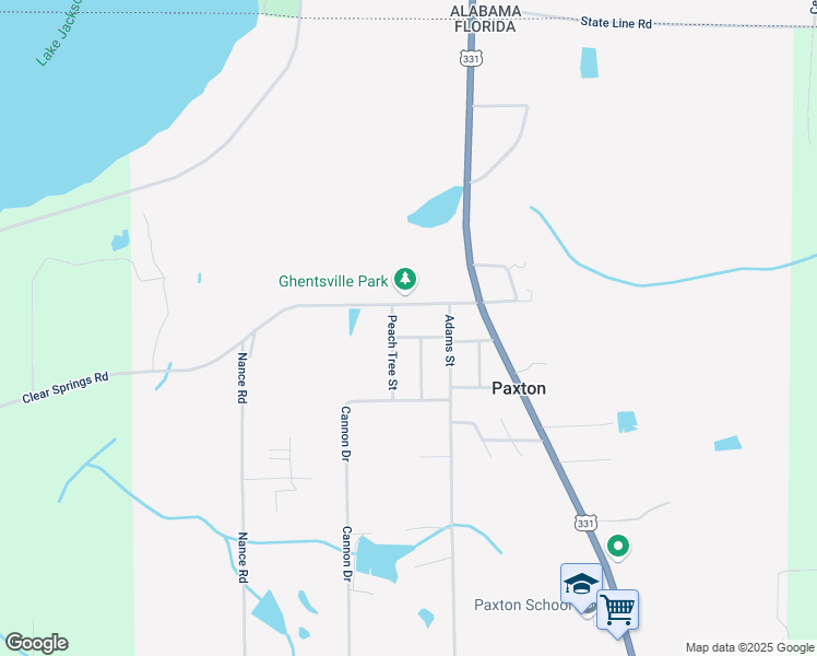 map of restaurants, bars, coffee shops, grocery stores, and more near 155 Clear Springs Road in Laurel Hill