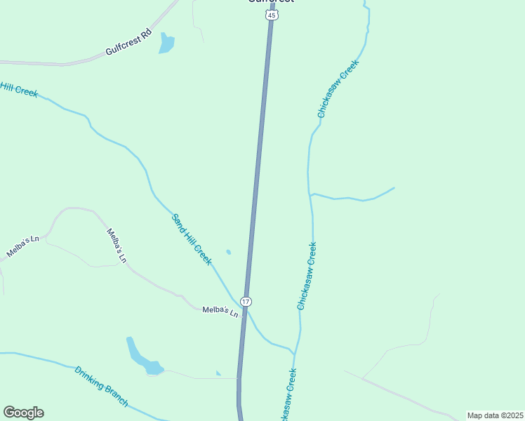 map of restaurants, bars, coffee shops, grocery stores, and more near 14060 U.S. 45 in Chunchula