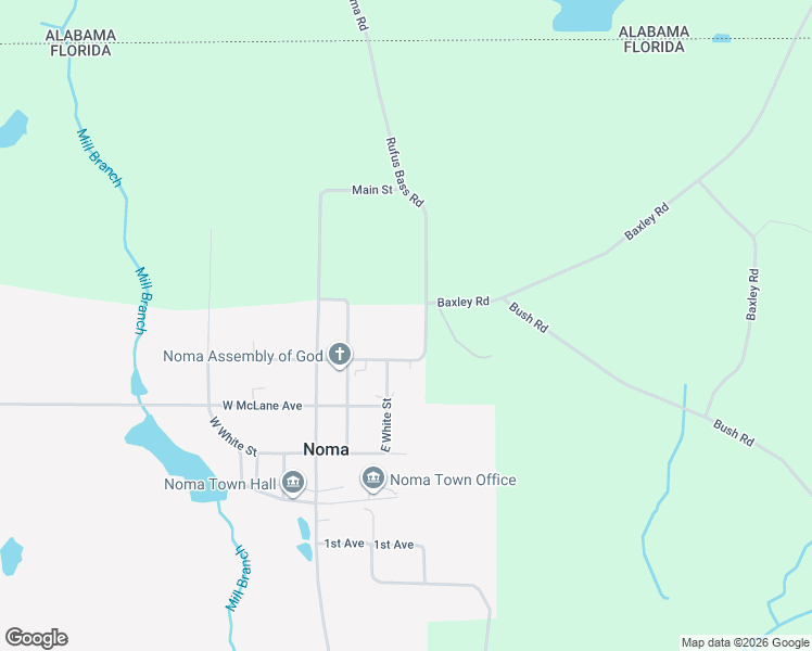 map of restaurants, bars, coffee shops, grocery stores, and more near 3485 East Kelly Avenue in Bonifay