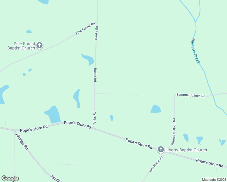 map of restaurants, bars, coffee shops, grocery stores, and more near 147 M M Meadows Lane in Ochlocknee