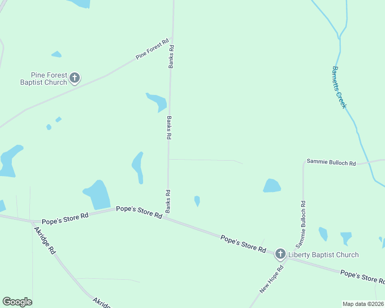 map of restaurants, bars, coffee shops, grocery stores, and more near 147 M M Meadows Lane in Ochlocknee