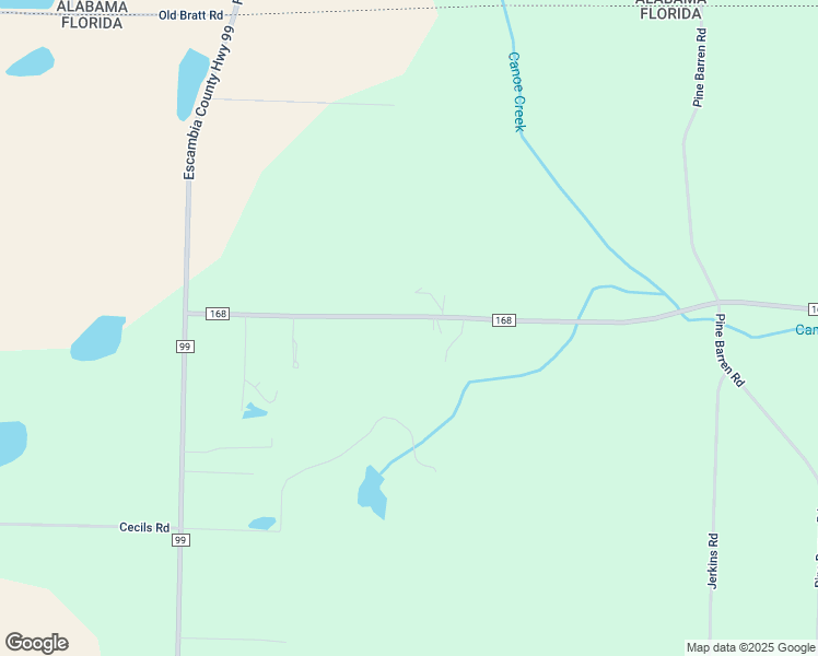 map of restaurants, bars, coffee shops, grocery stores, and more near 4691 County Road 168 in Century